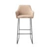 Hofu - Wild Walnut, Barstool Slide Black