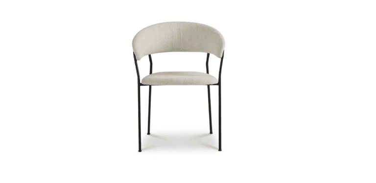 Eetkamerstoel Jon - Baran - Naturel - zwart